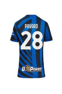 Inter Milan Benjamin Pavard #28 Voetbaltruitje Thuis tenue Dames 2024-25 Korte Mouw